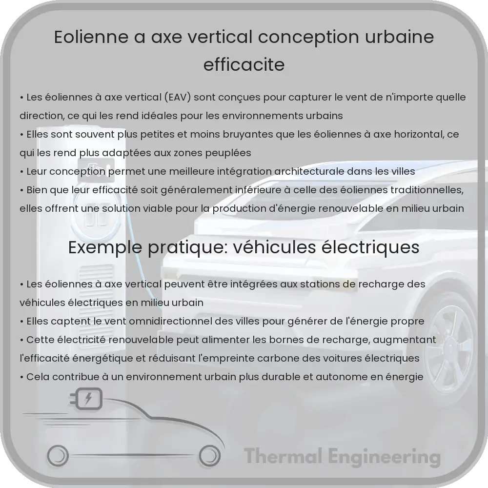 Éolienne à Axe Vertical | Conception Urbaine & Efficacité