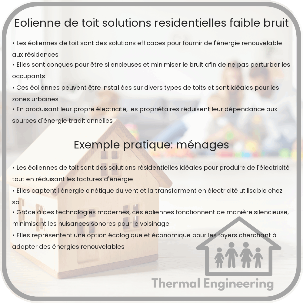 Éolienne de Toit | Solutions Résidentielles & Faible Bruit