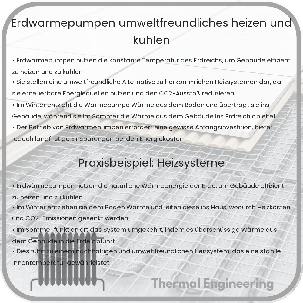 Erdwärmepumpen: Umweltfreundliches Heizen und Kühlen