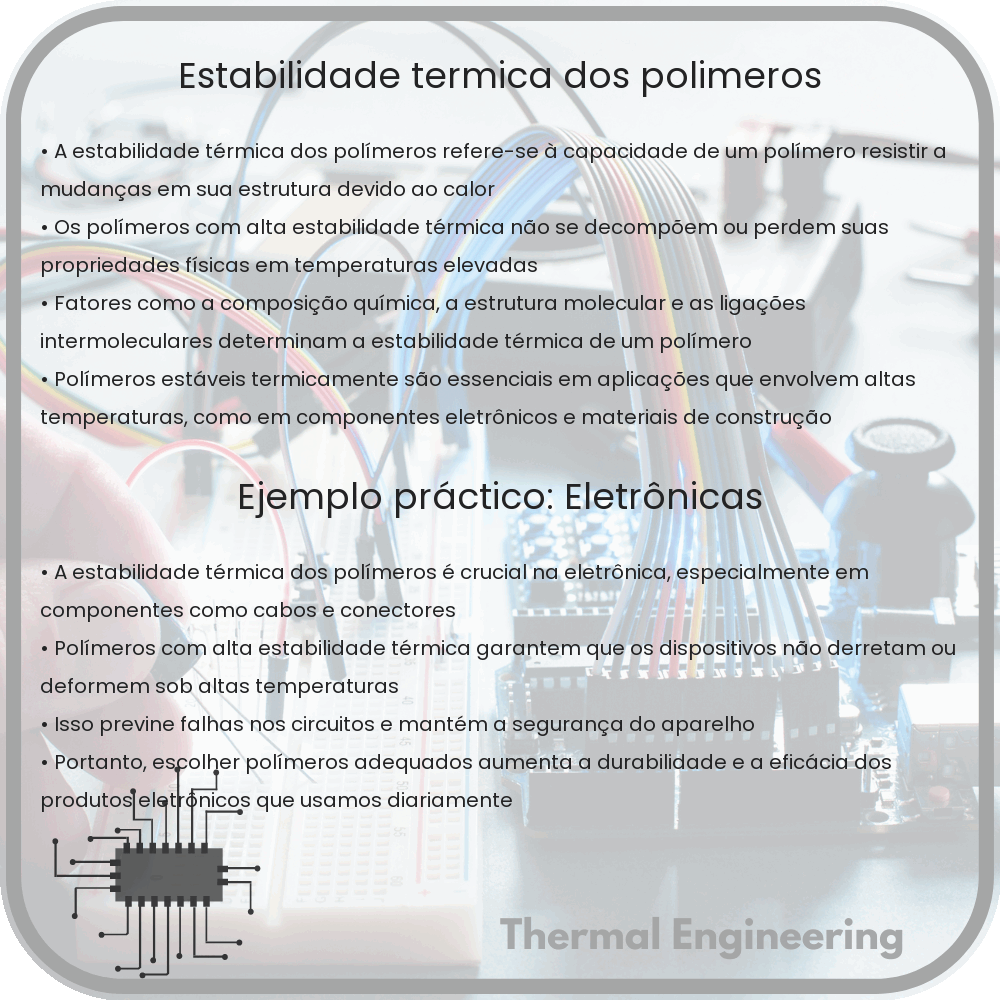 Estabilidade Térmica dos Polímeros
