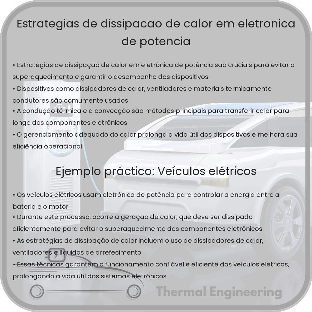 Estratégias de Dissipação de Calor em Eletrônica de Potência