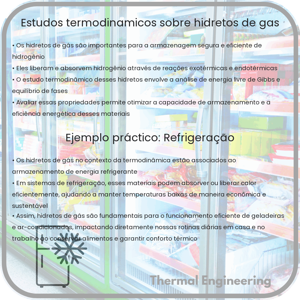 Estudos Termodinâmicos sobre Hidretos de Gás