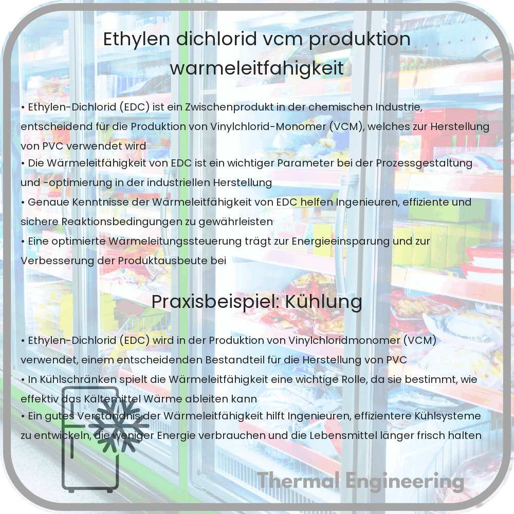 Ethylen-Dichlorid | VCM-Produktion, Wärmeleitfähigkeit