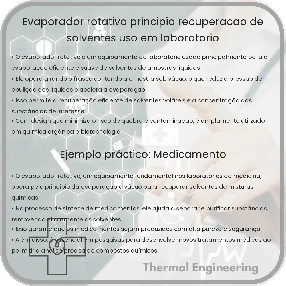 Evaporador Rotativo | Princípio, Recuperação de Solventes, Uso em Laboratório