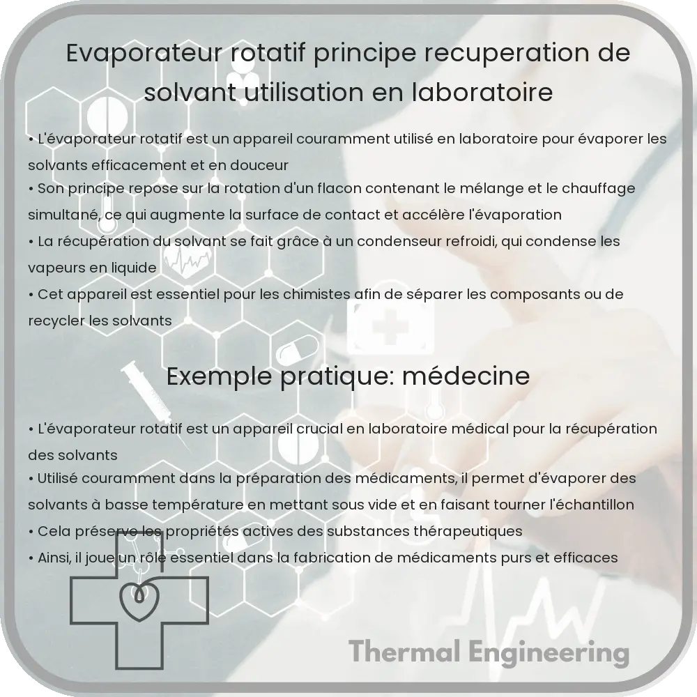 Évaporateur Rotatif | Principe, Récupération de Solvant, Utilisation en Laboratoire