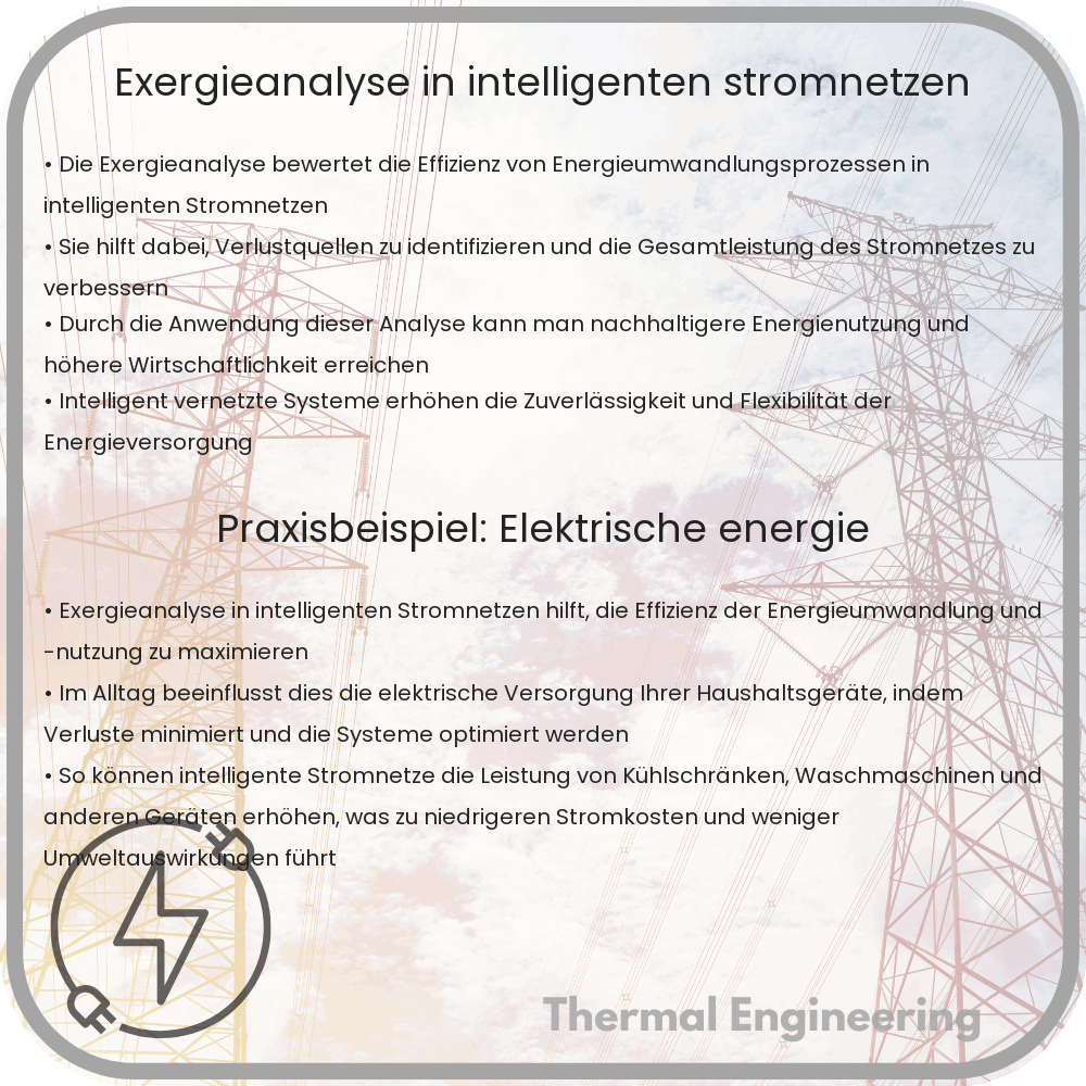 Exergieanalyse in intelligenten Stromnetzen