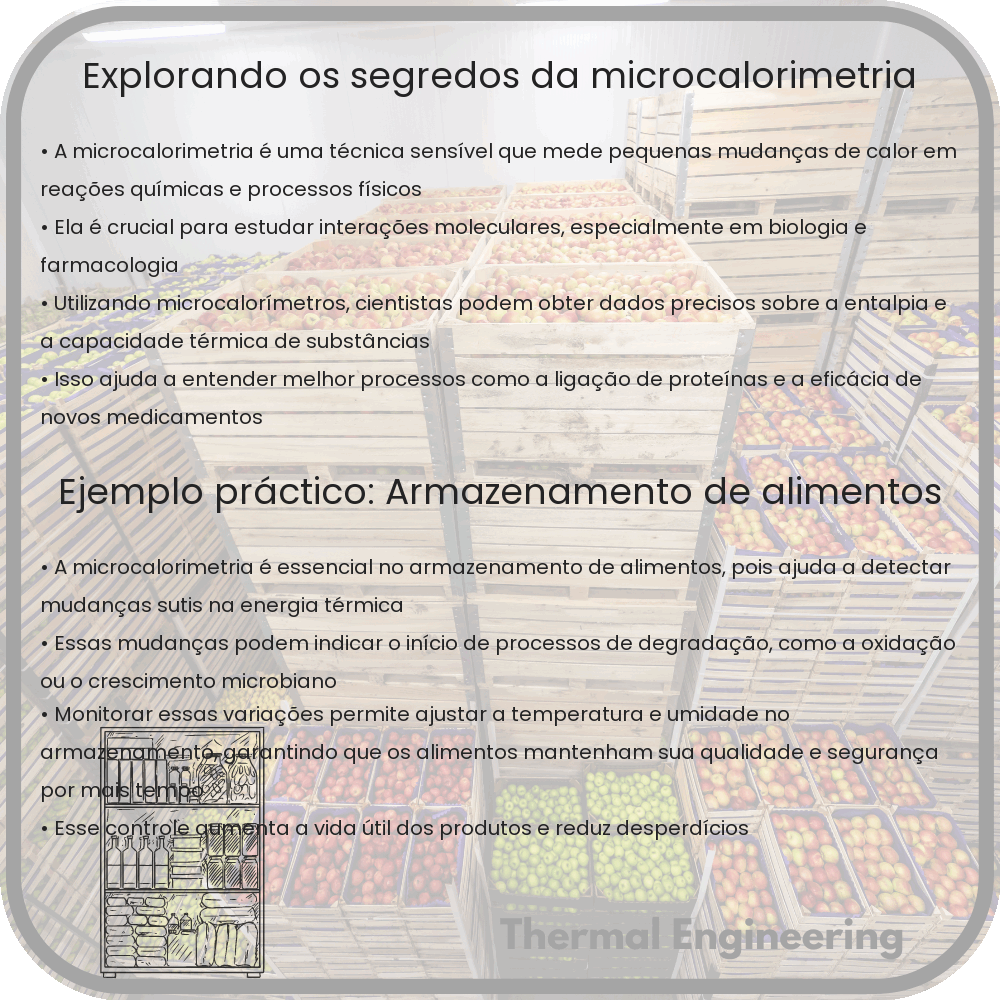 Explorando os Segredos da Microcalorimetria