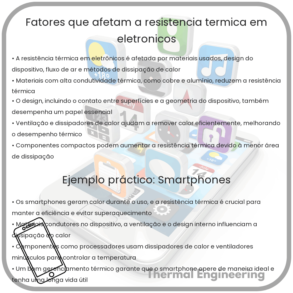 Fatores que Afetam a Resistência Térmica em Eletrônicos