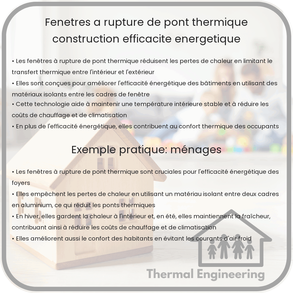 Fenêtres à Rupture de Pont Thermique | Construction, Efficacité Énergétique