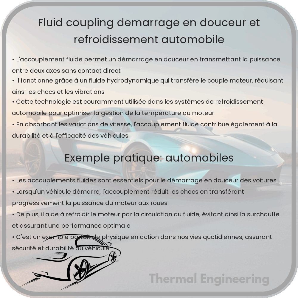 Fluid Coupling | Démarrage en Douceur et Refroidissement Automobile