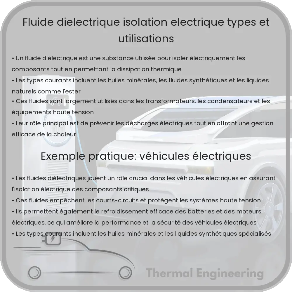 Fluide diélectrique : Isolation électrique, types et utilisations
