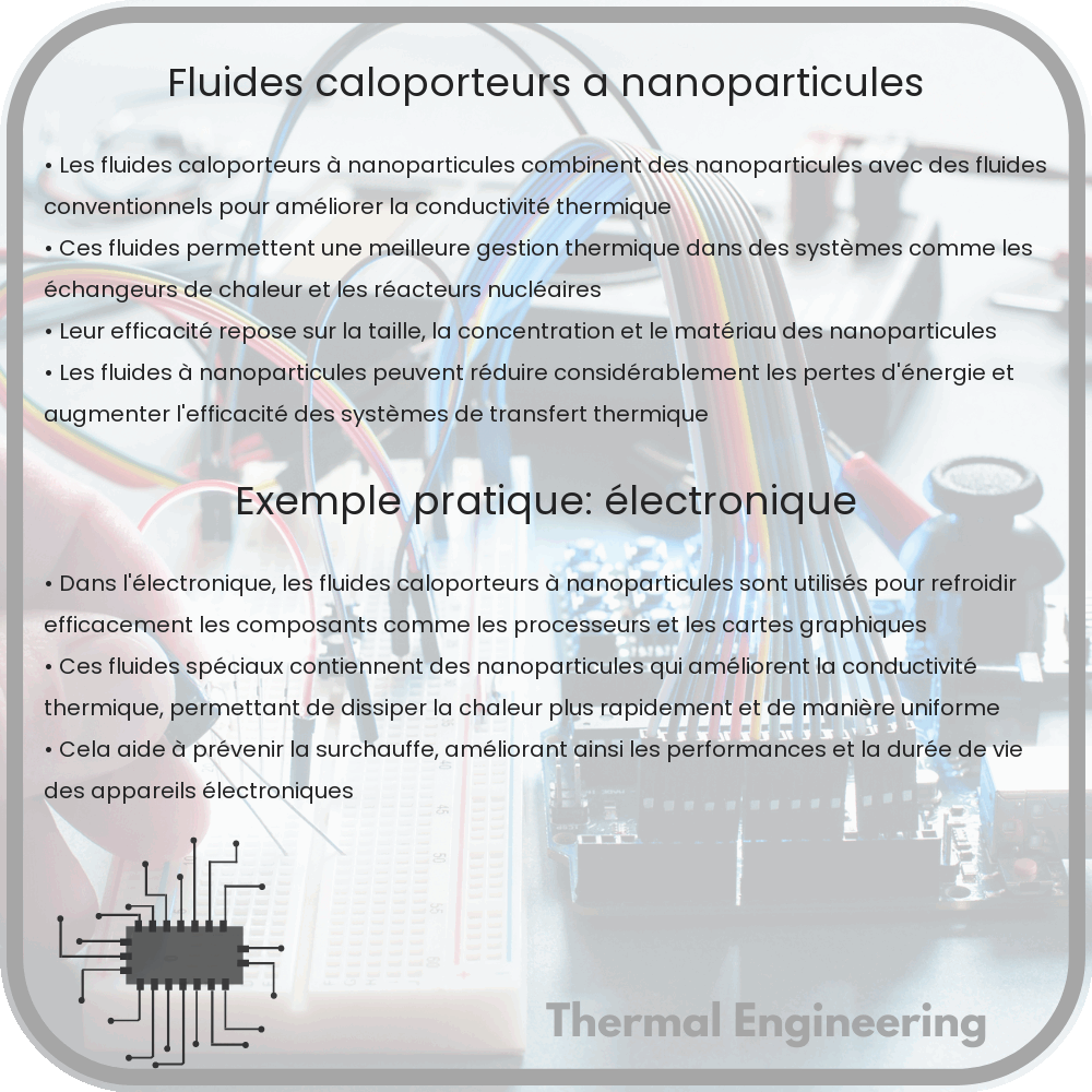 Fluides caloporteurs à nanoparticules