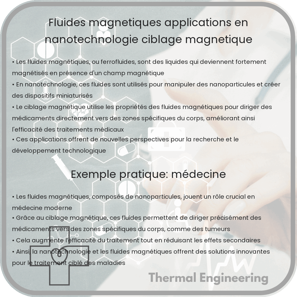 Fluides Magnétiques | Applications en Nanotechnologie, Ciblage Magnétique