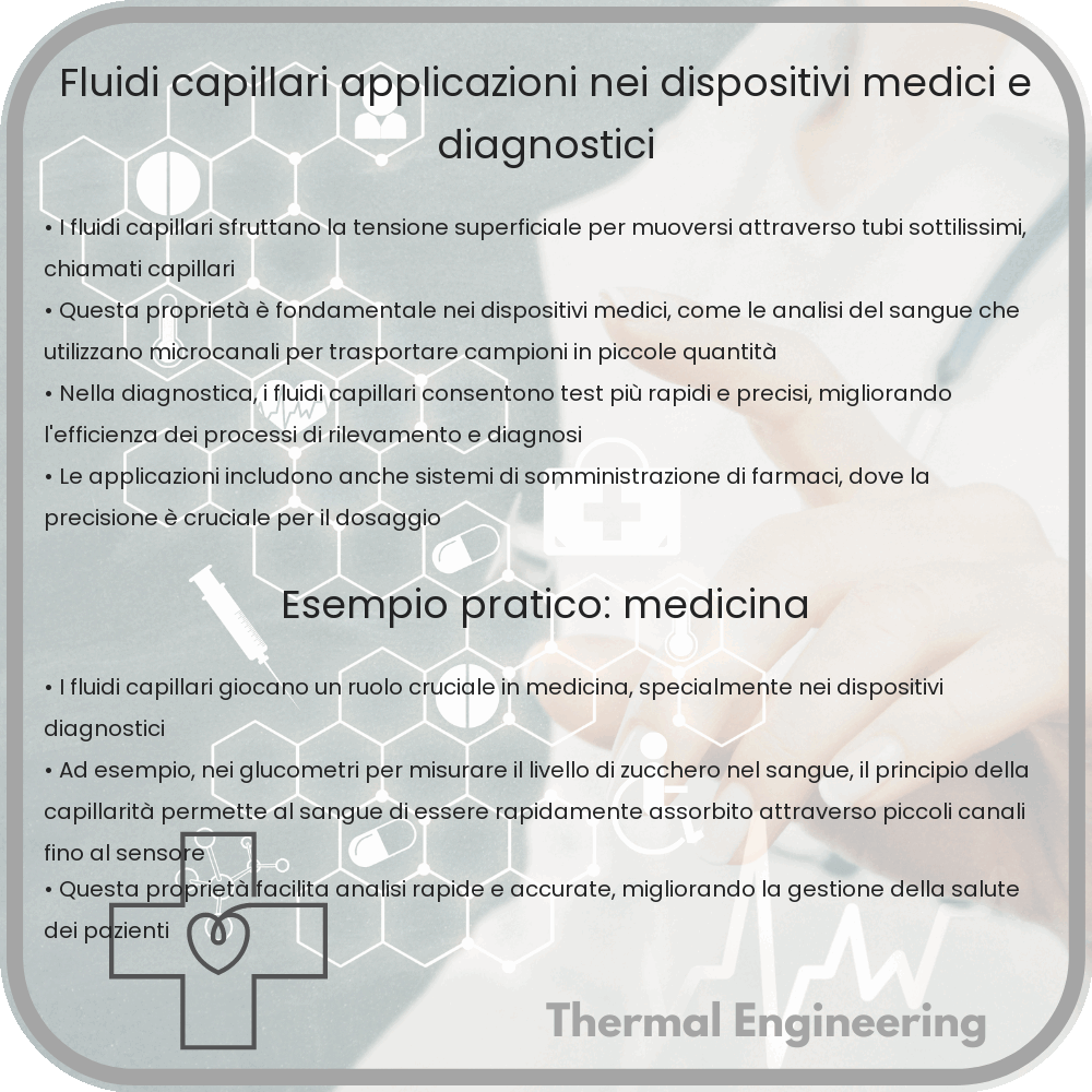 Fluidi Capillari | Applicazioni nei Dispositivi Medici e Diagnostici