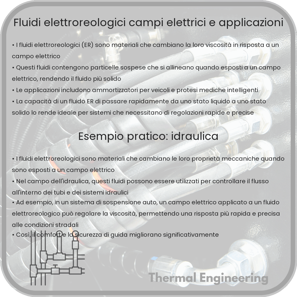 Fluidi Elettroreologici | Campi Elettrici e Applicazioni