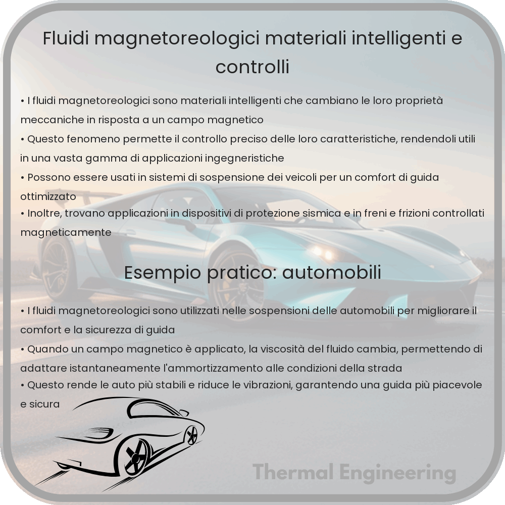 Fluidi Magnetoreologici | Materiali Intelligenti e Controlli