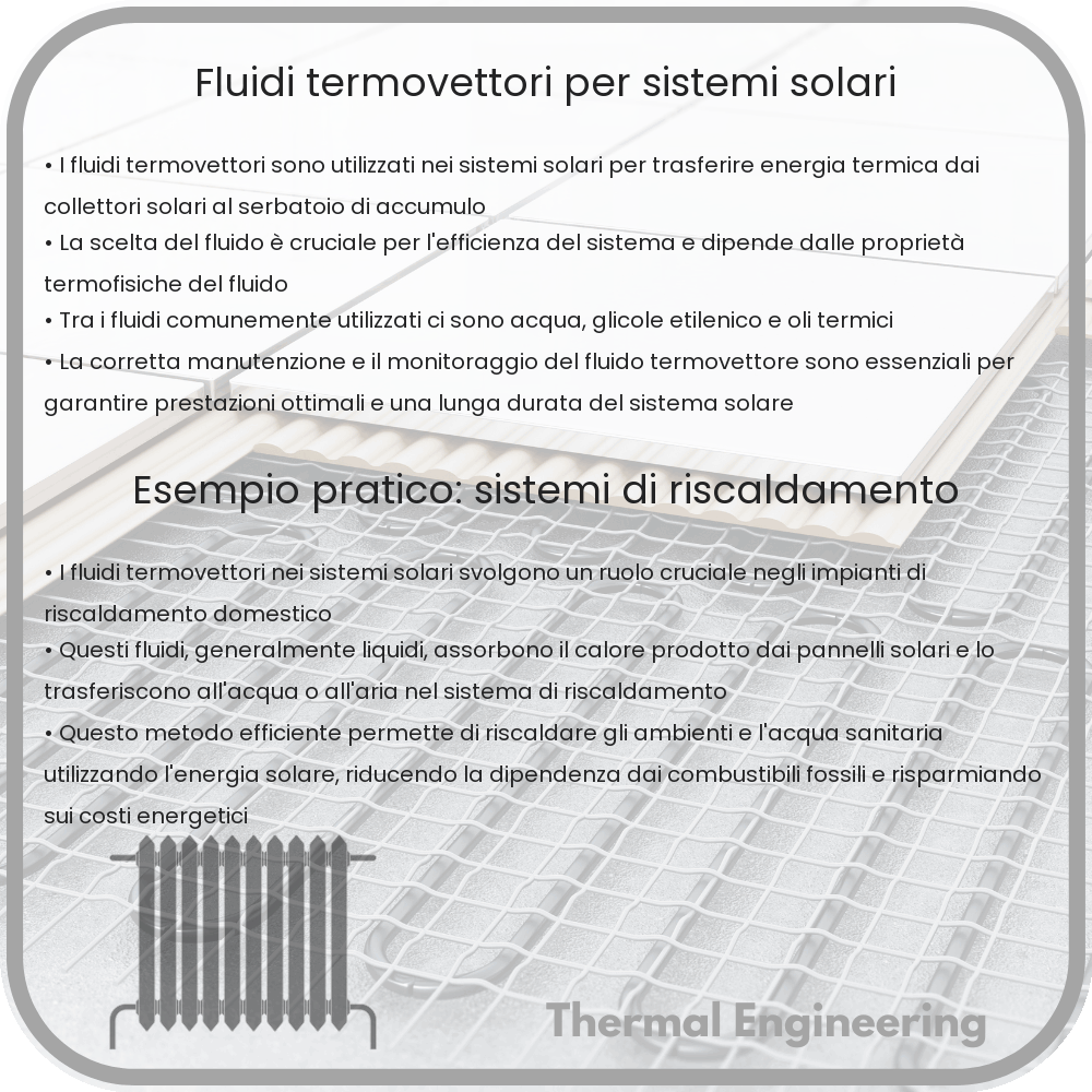 Fluidi Termovettori per Sistemi Solari