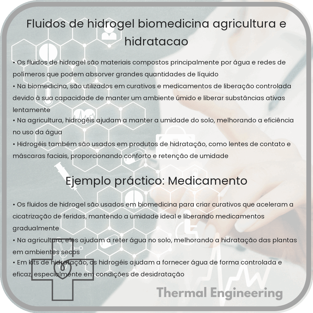 Fluidos de Hidrogel | Biomedicina, Agricultura e Hidratação
