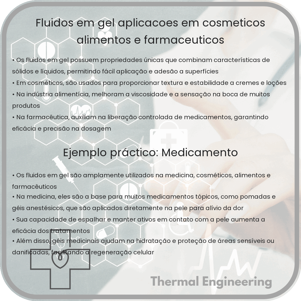 Fluidos em Gel | Aplicações em Cosméticos, Alimentos e Farmacêuticos