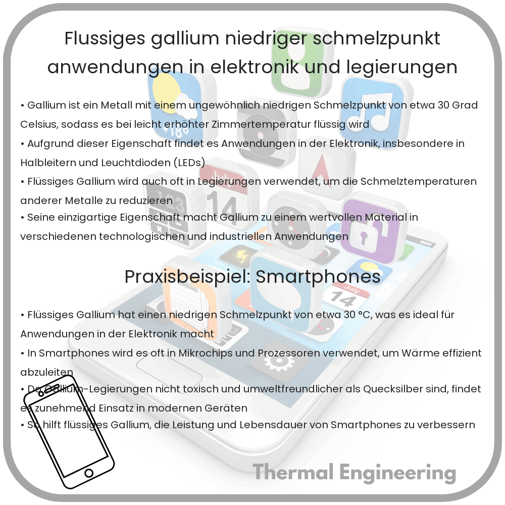 Flüssiges Gallium | Niedriger Schmelzpunkt, Anwendungen in Elektronik und Legierungen