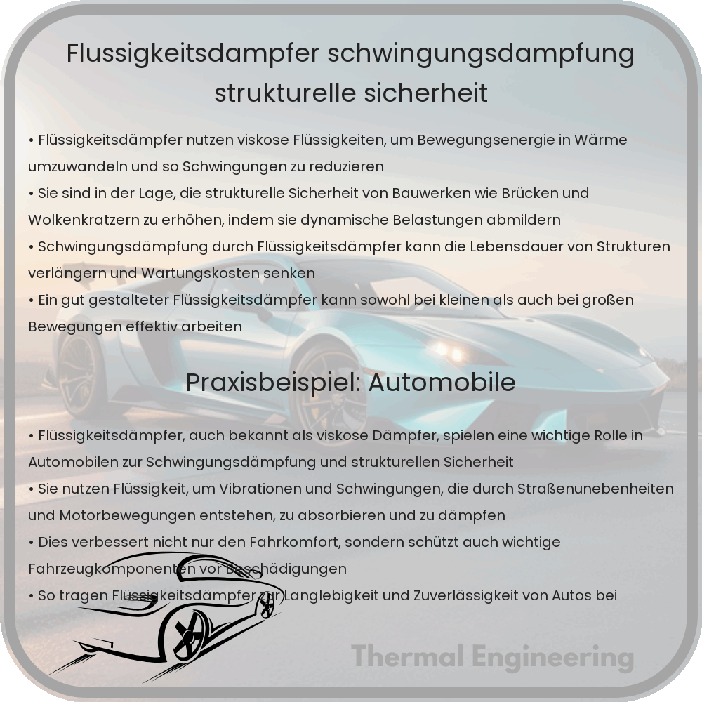 Flüssigkeitsdämpfer | Schwingungsdämpfung & Strukturelle Sicherheit
