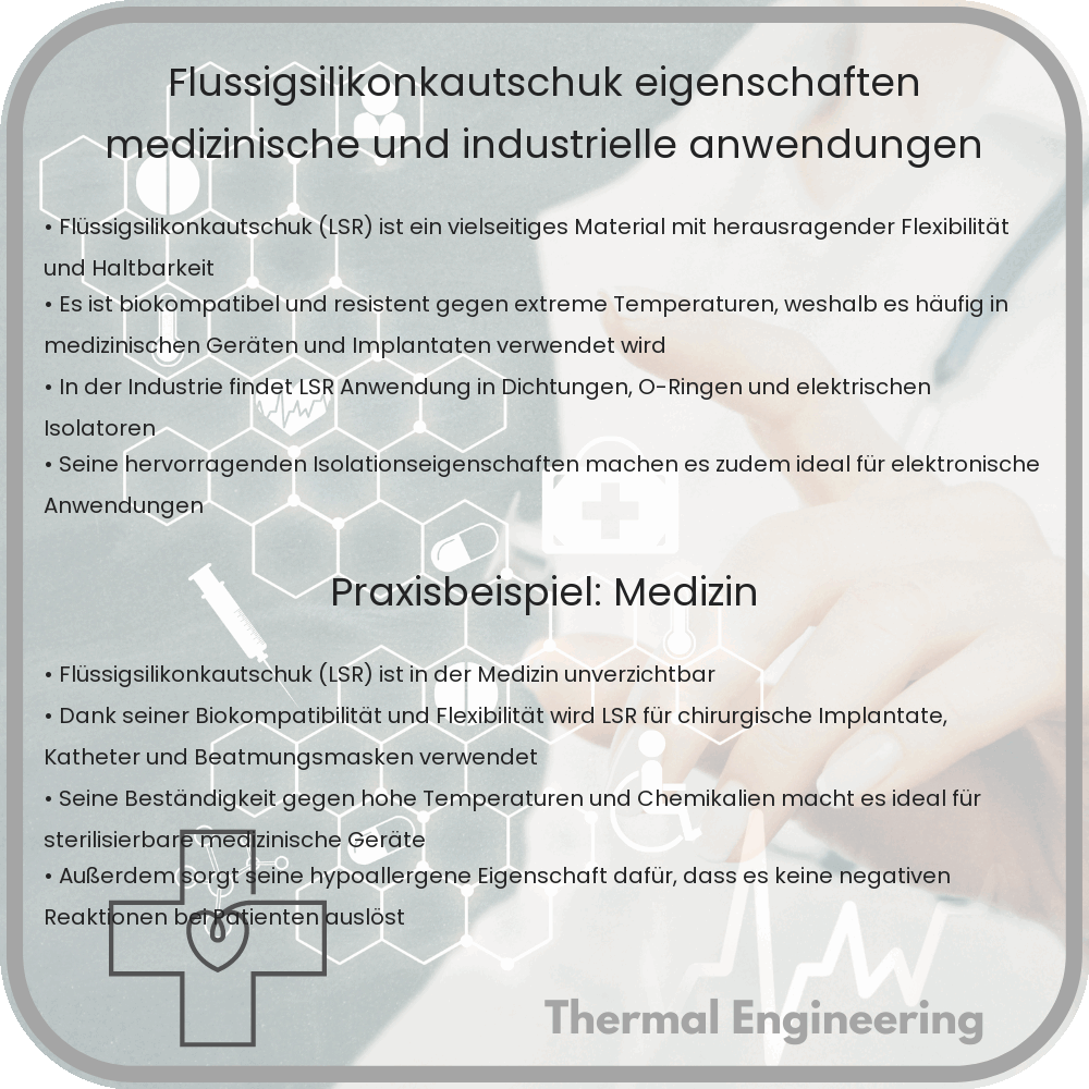 Flüssigsilikonkautschuk | Eigenschaften, medizinische und industrielle Anwendungen