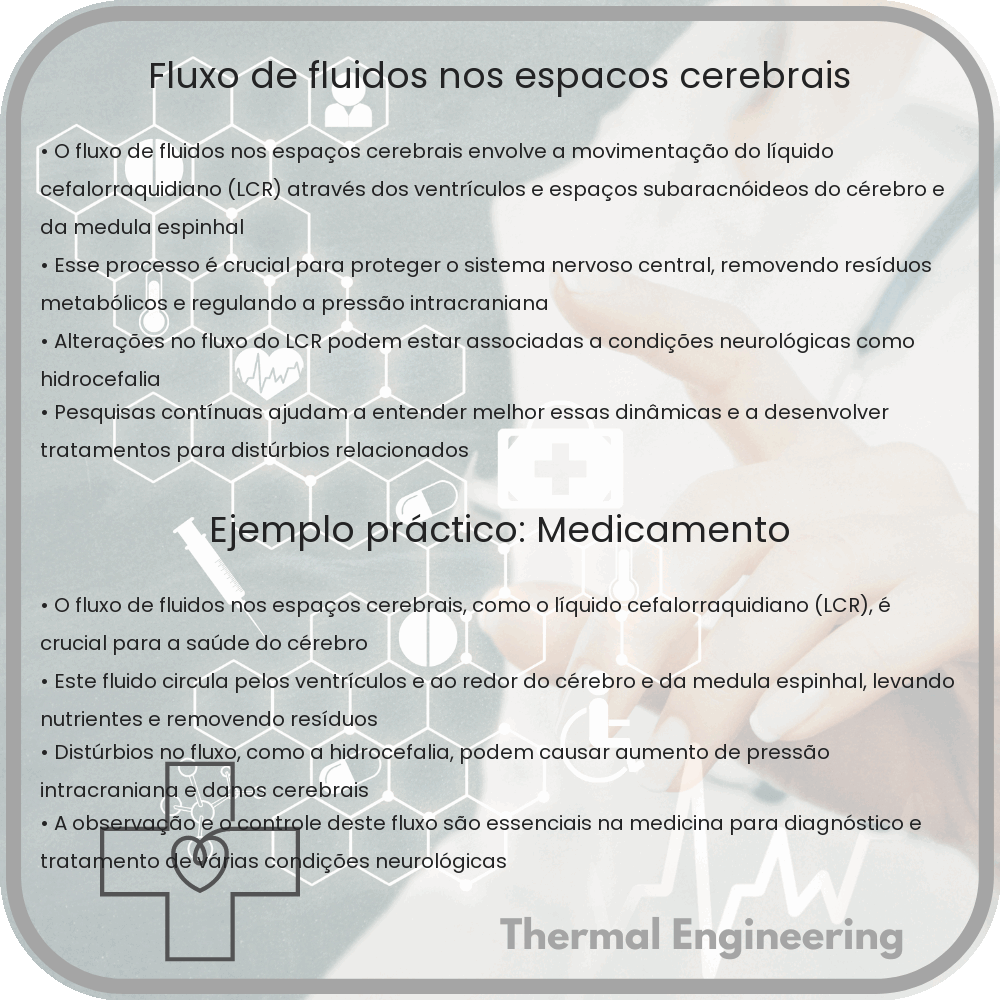 Fluxo de fluidos nos espaços cerebrais