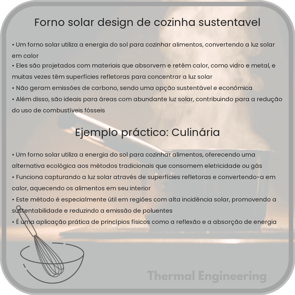 Forno Solar | Design de Cozinha Sustentável
