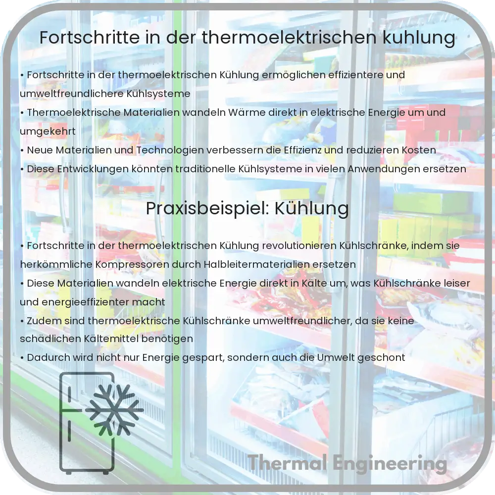 Fortschritte in der thermoelektrischen Kühlung