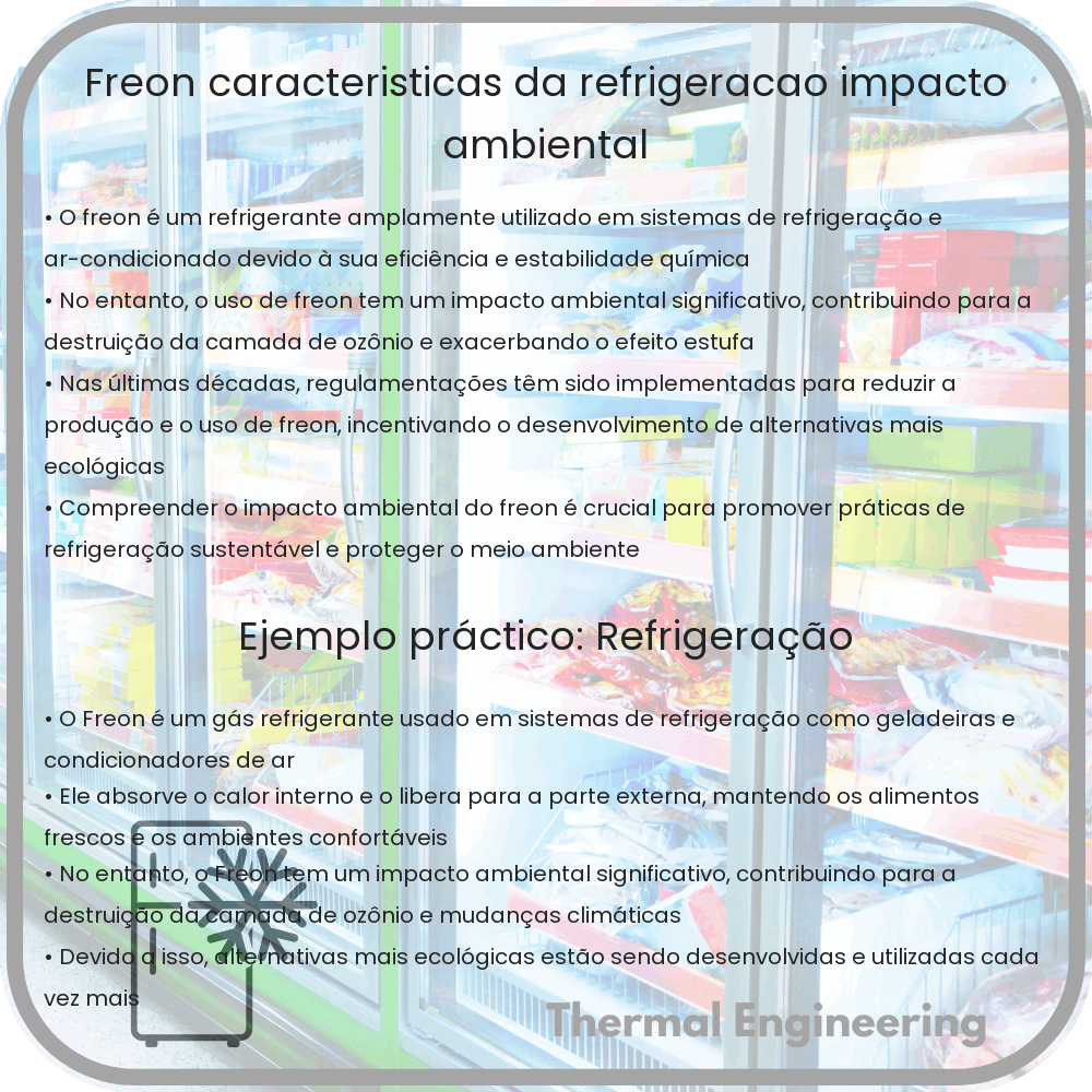 Freon | Características da Refrigeração, Impacto Ambiental