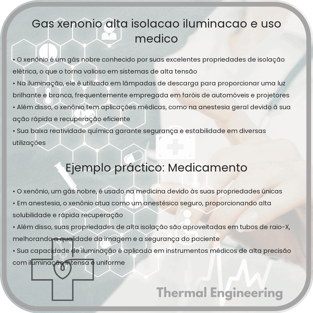 Gás Xenônio | Alta Isolação, Iluminação e Uso Médico