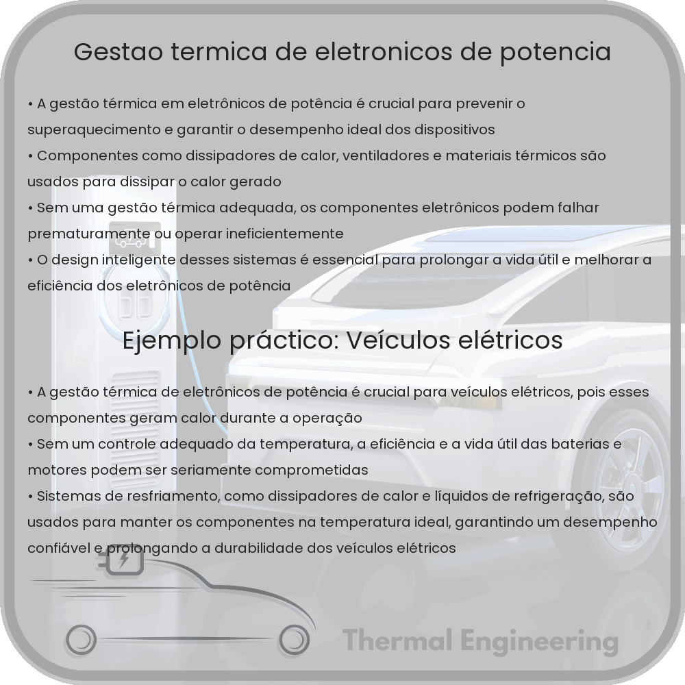 Gestão Térmica de Eletrônicos de Potência