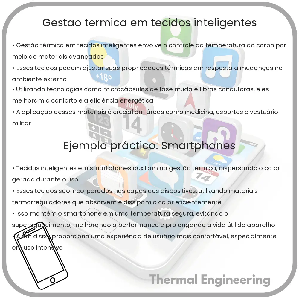 Gestão Térmica em Tecidos Inteligentes
