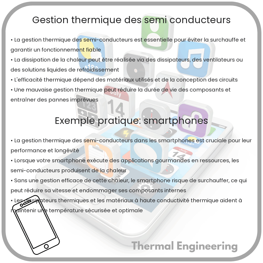 Gestion thermique des semi-conducteurs