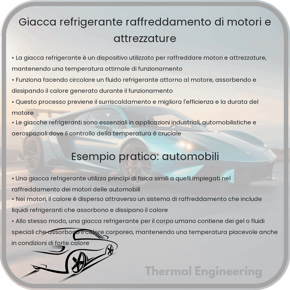 Giacca Refrigerante | Raffreddamento di Motori e Attrezzature