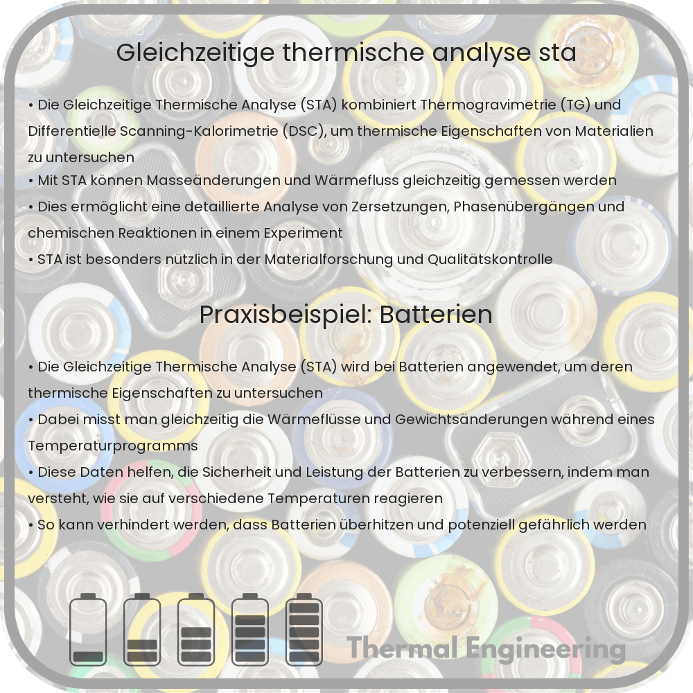 Gleichzeitige Thermische Analyse (STA)