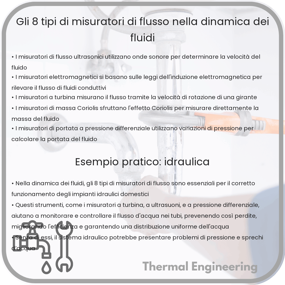 Gli 8 tipi di misuratori di flusso nella dinamica dei fluidi