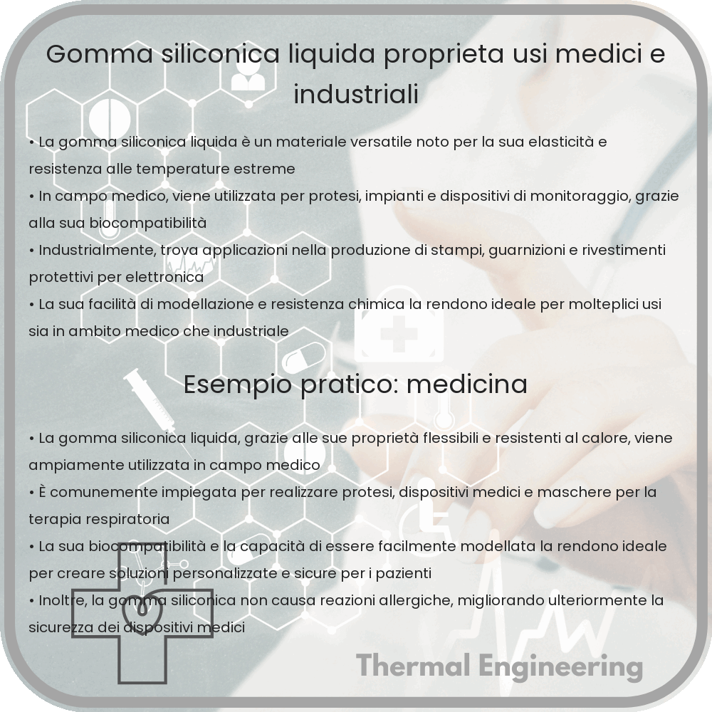 Gomma Siliconica Liquida | Proprietà, Usi Medici e Industriali