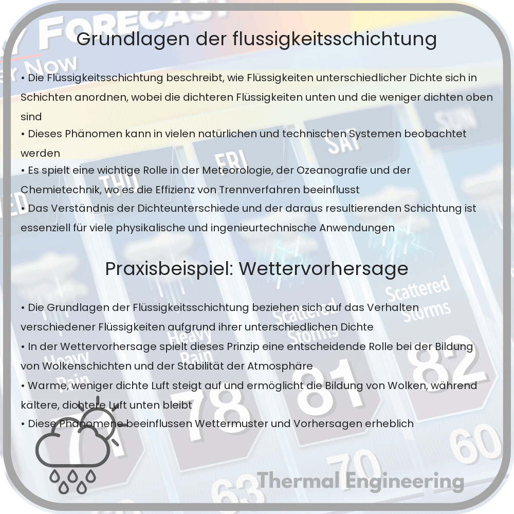 Grundlagen der Flüssigkeitsschichtung