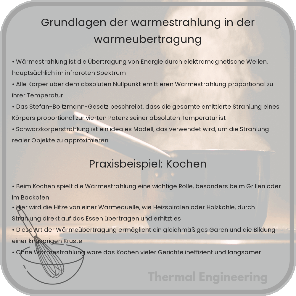 Grundlagen der Wärmestrahlung in der Wärmeübertragung