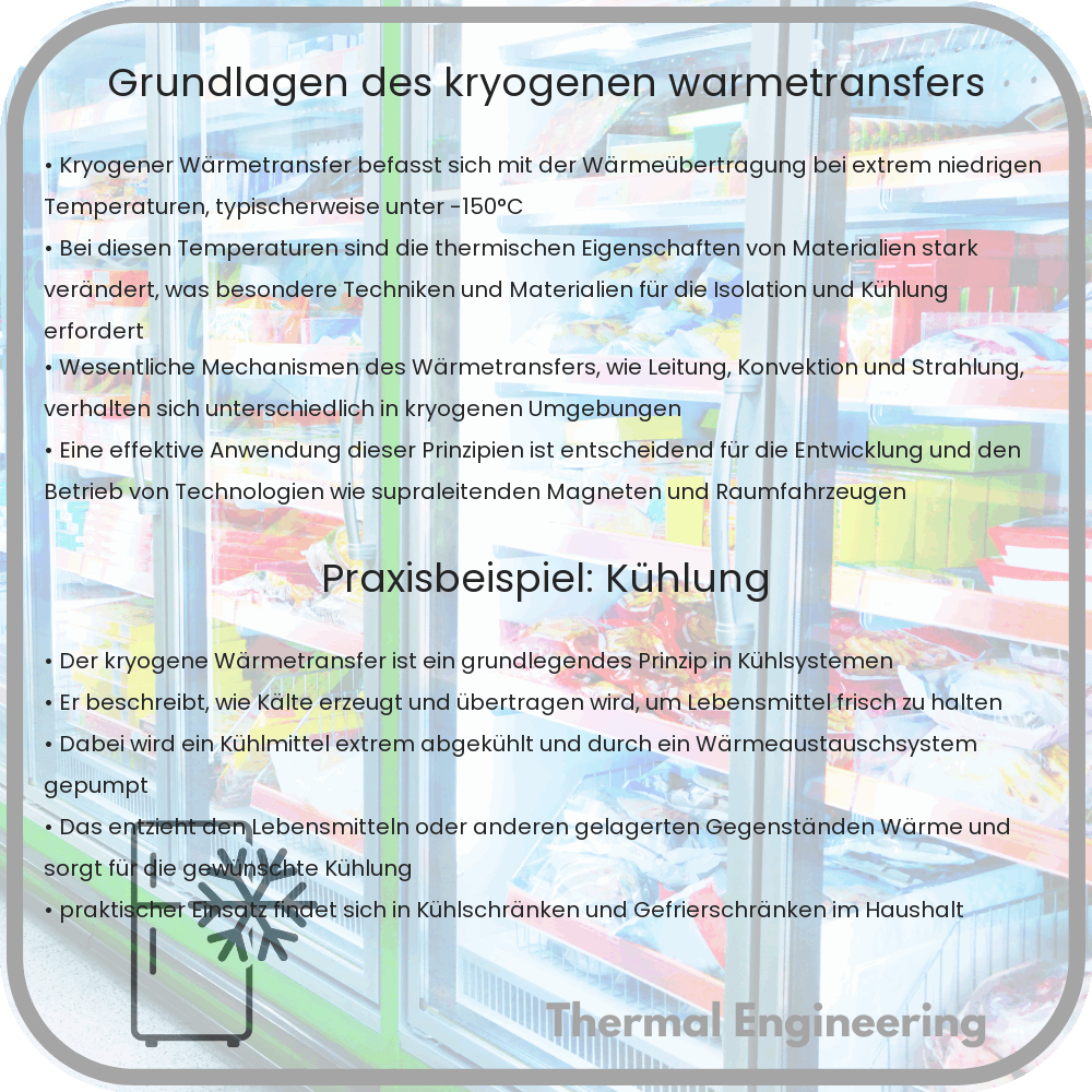 Grundlagen des kryogenen Wärmetransfers