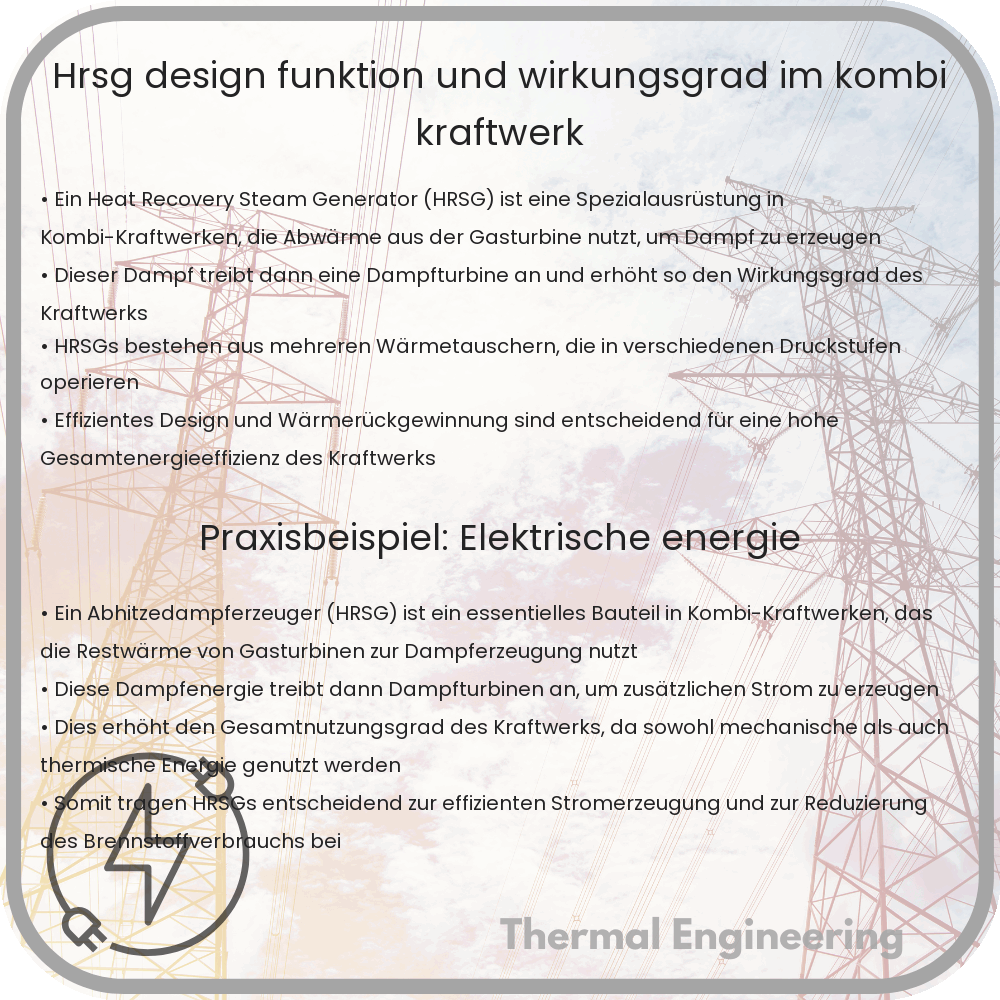 HRSG | Design, Funktion und Wirkungsgrad im Kombi-Kraftwerk