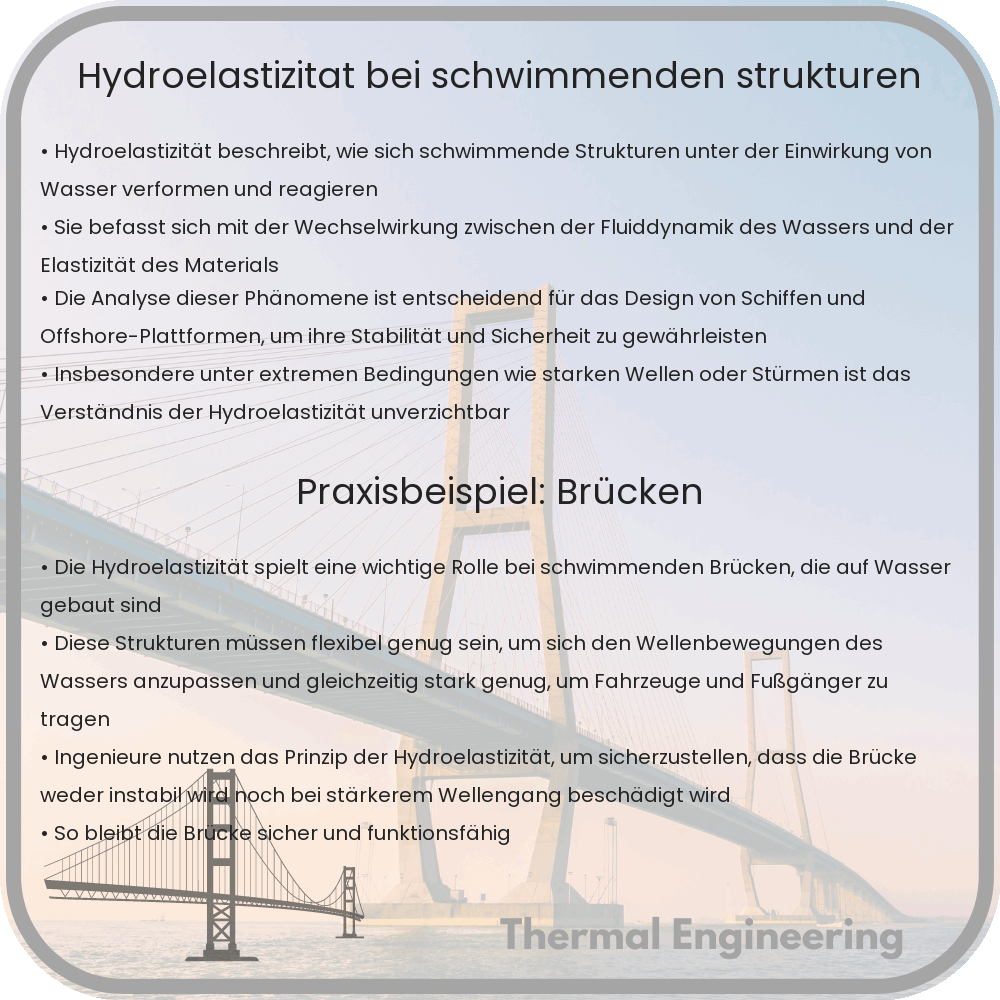 Hydroelastizität bei schwimmenden Strukturen