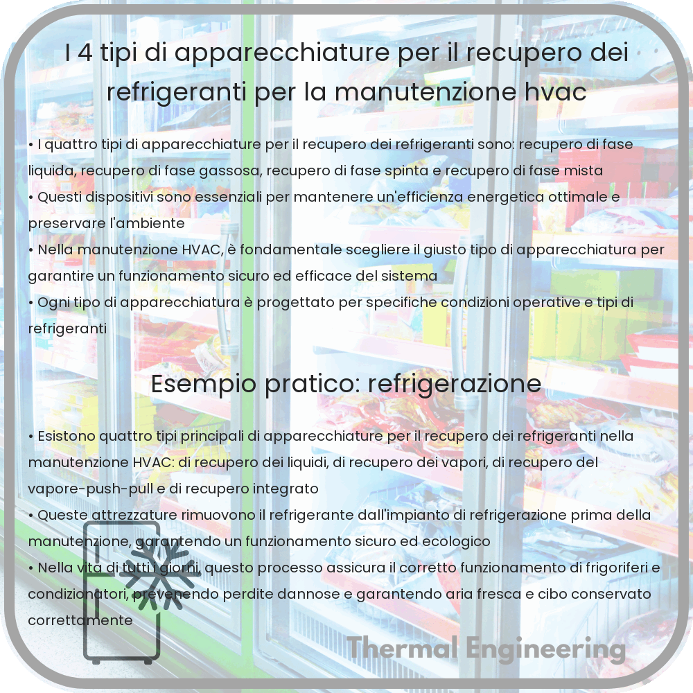 I 4 Tipi di Apparecchiature per il Recupero dei Refrigeranti per la Manutenzione HVAC
