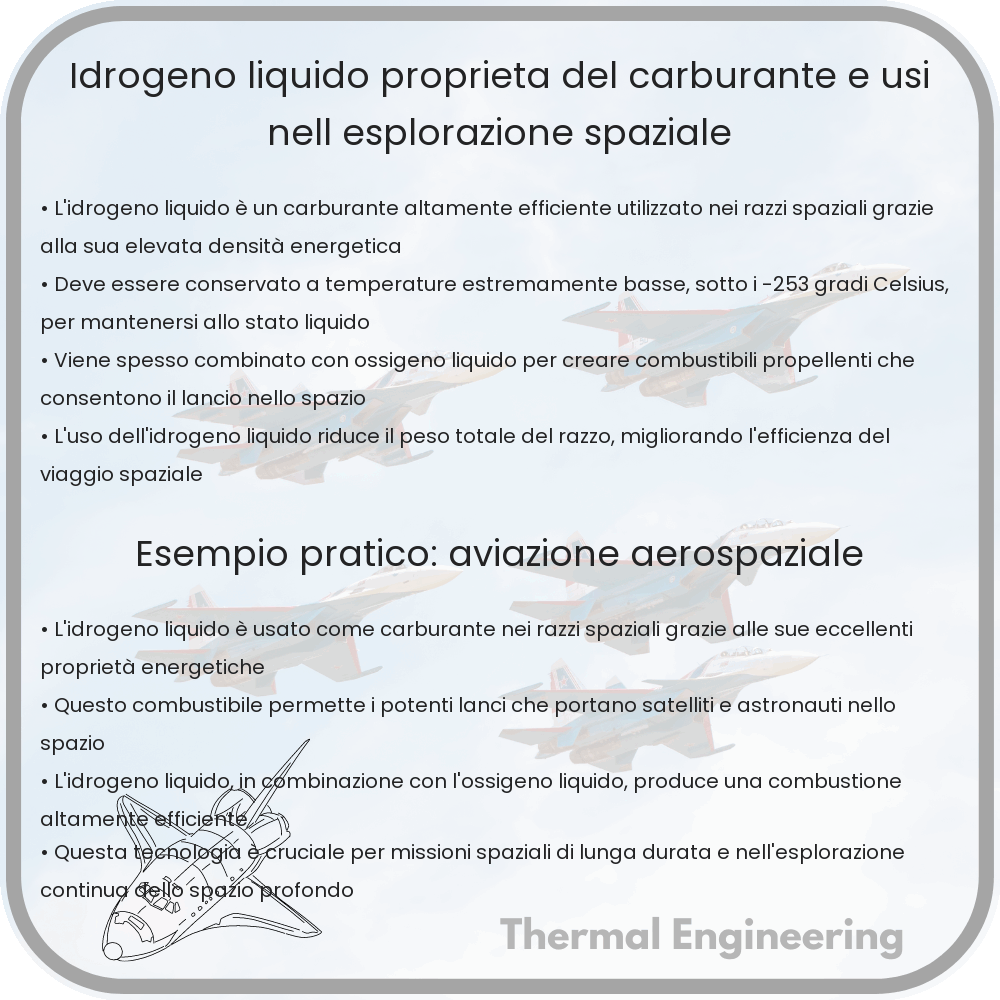 Idrogeno Liquido | Proprietà del Carburante e Usi nell'Esplorazione Spaziale