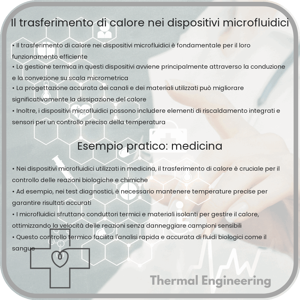 Il trasferimento di calore nei dispositivi microfluidici
