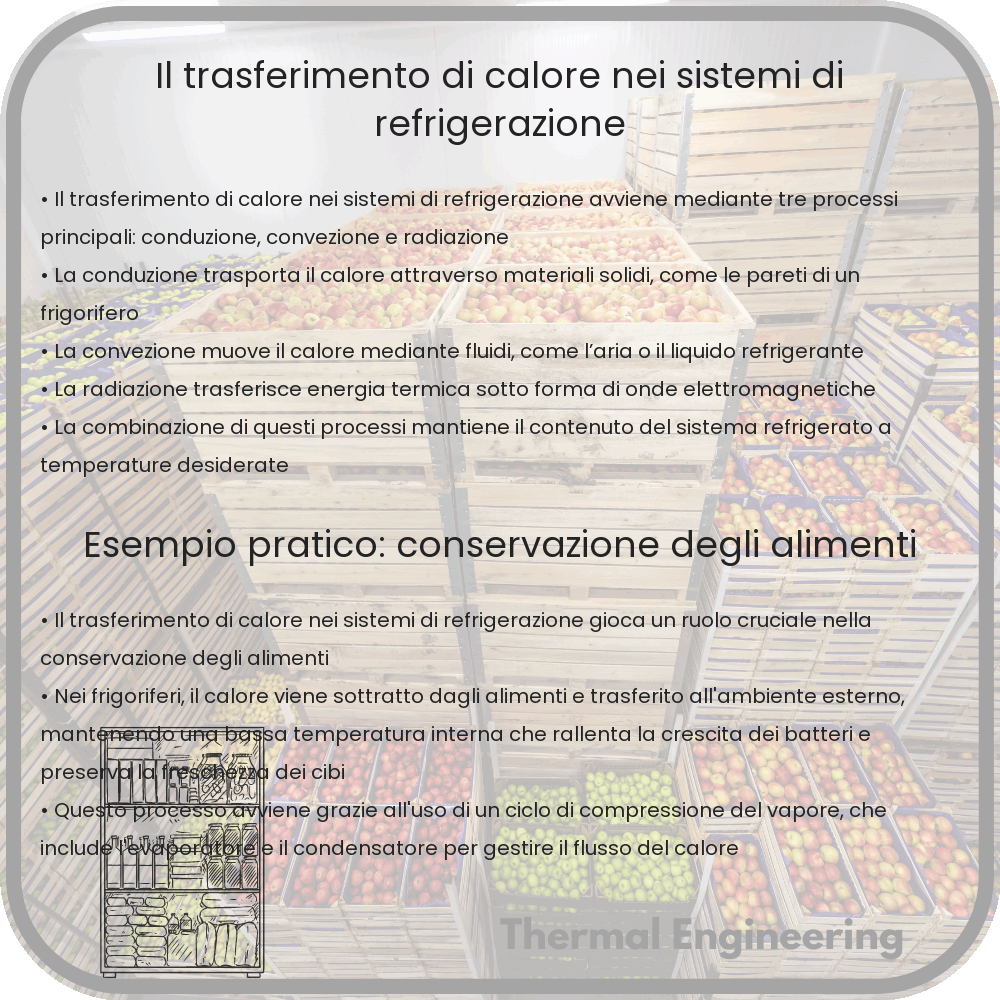 Il trasferimento di calore nei sistemi di refrigerazione