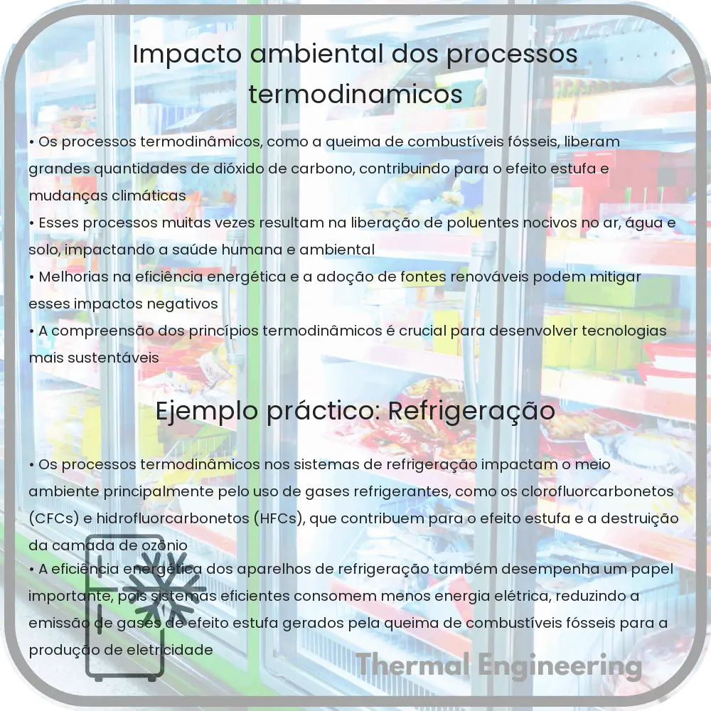 Impacto Ambiental dos Processos Termodinâmicos