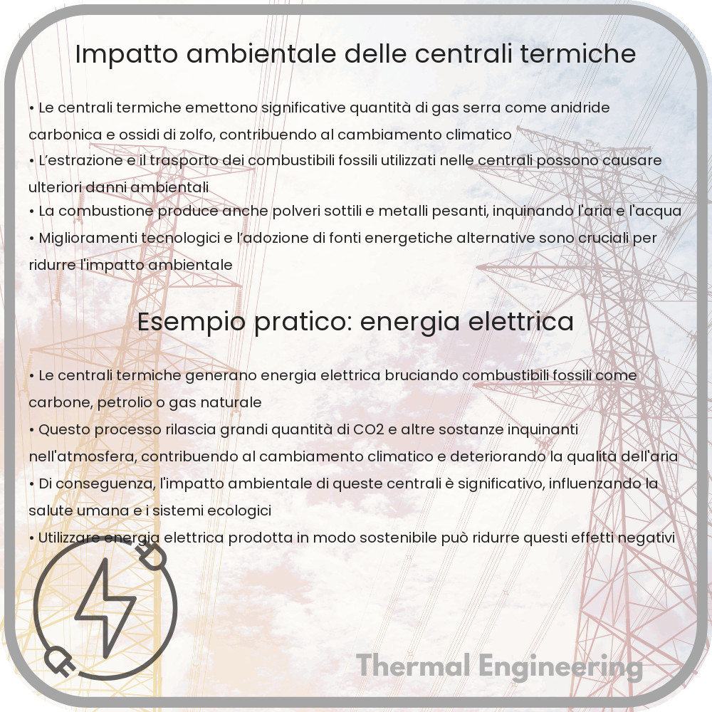 Impatto ambientale delle centrali termiche
