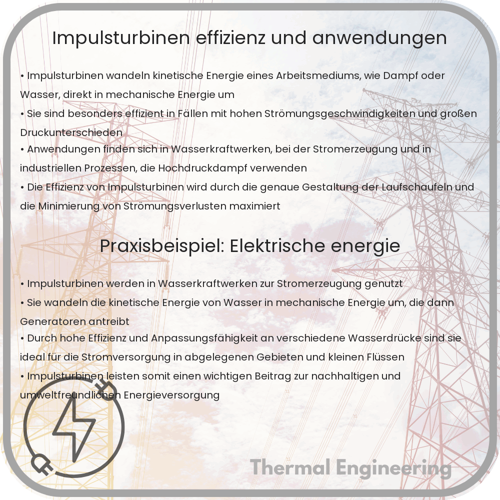 Impulsturbinen: Effizienz und Anwendungen